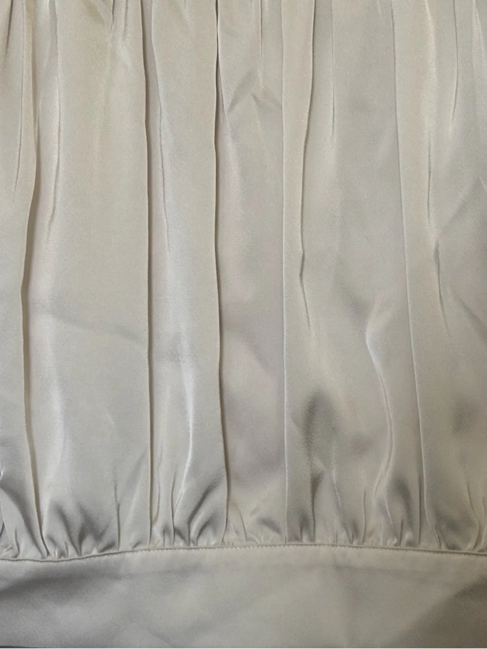 Calvin Klein Cream Short-Sleeve Button-Down Blouse NWT - Picture 14 of 16
